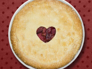 One 9" Strawberry Rhubarb Pie